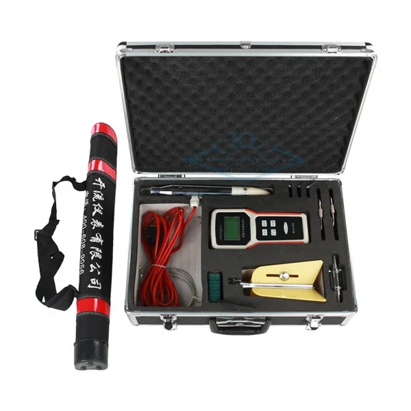 

Portable water flowmeter water velocity meter water current meter open channel digital river hydrology flow meter