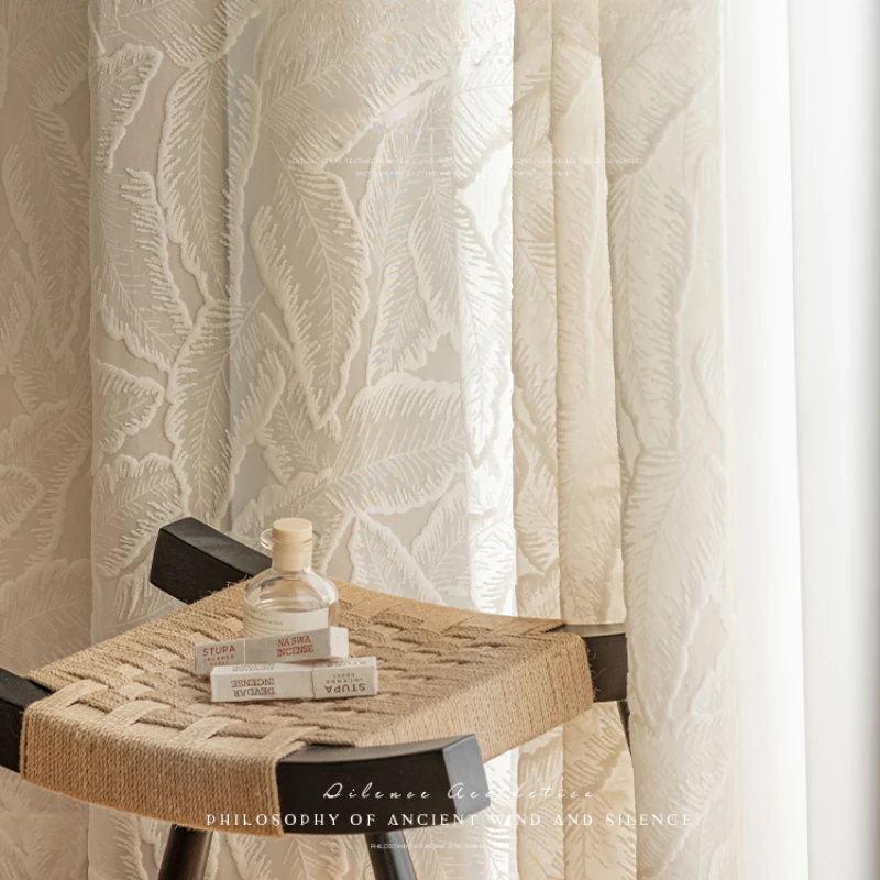 프렌치 레이스 더블 레이어 커튼, 거실 및 침실용 암막 로맨틱 인스 라이트, 럭셔리 장식 자수 얇은 명주 그물  Best5