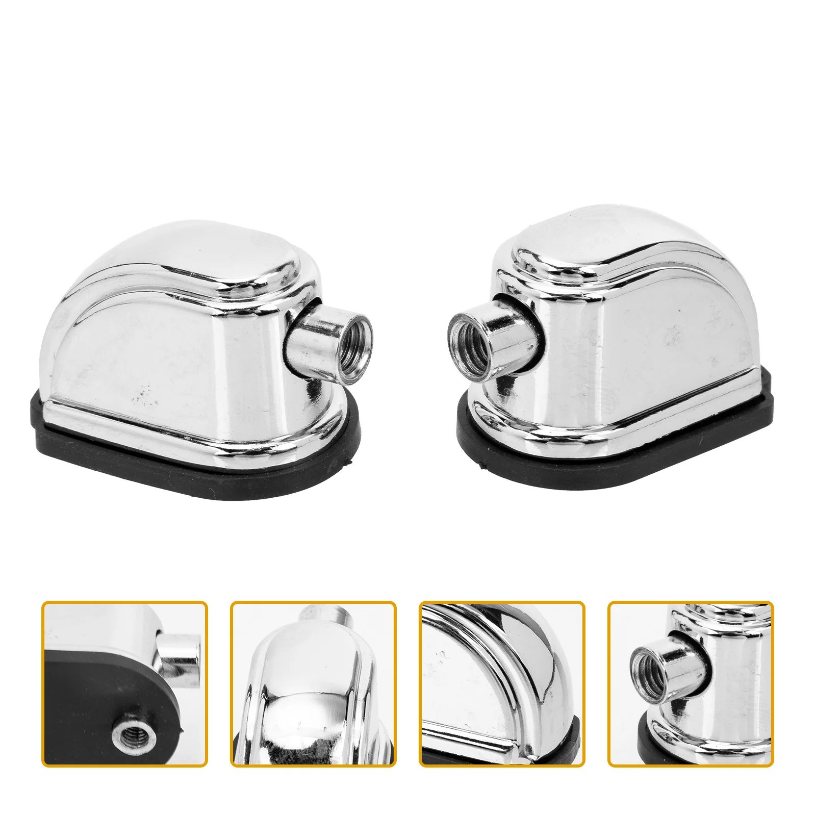 

2 Pcs Drum Parts Accessories Set Ear Lugs Durable Connector Connectors Zinc Alloy
