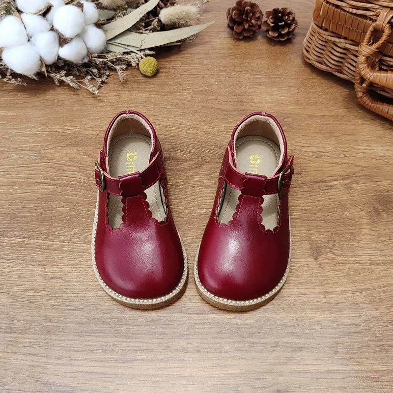 Girls Single Shoes 2024 Spring And Summer Fashion Breathable Leather Children\'s Casual Shoes Korean Version Of Children\'s Shoes