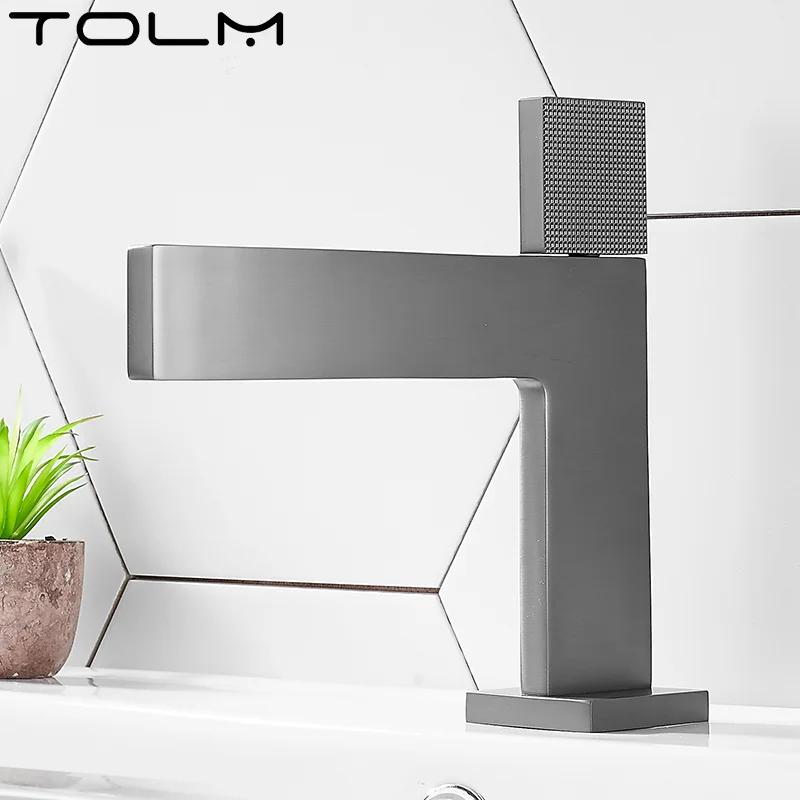 Tolm Bathroom Products Sink Faucet Bathroom Faucets Brass Mixer Faucet for Bathroom Toilet Faucet Golden Faucet Black Faucet