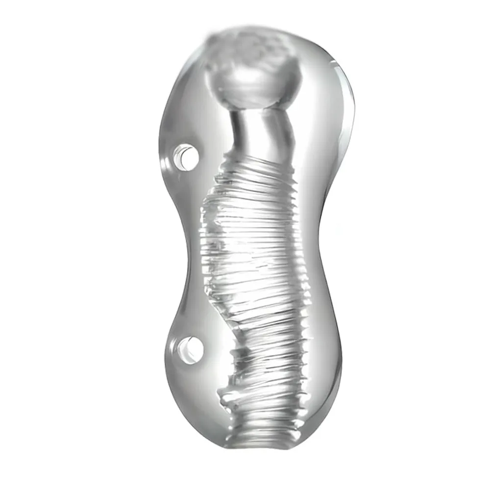 Sex Toys For Men Penis Enlargement Trainer Male Masturbator Pocket Pussy Transparent Real Vagina Sex Machine Sexual Toy Adult