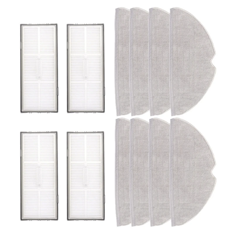 Peças de máquina arrebatadora para Roborock G10 G10S PRO Pano de esfregão de tela de filtro de robô arrebatador