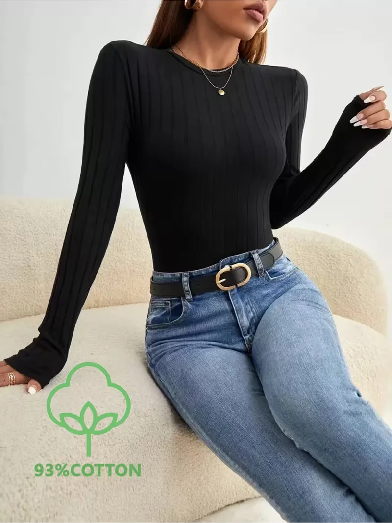 Body Casual de Manga Longa em  - Turtleneck Bodysuit avaliação e preço