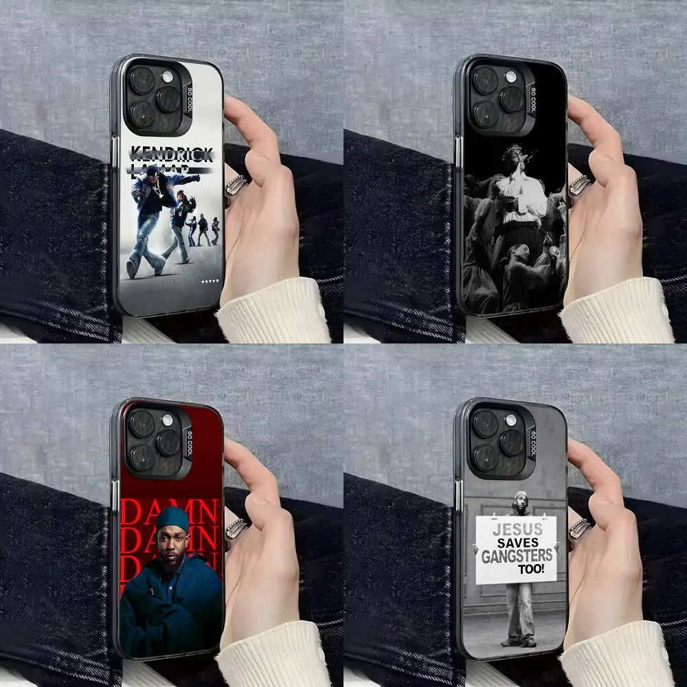 

K-Kendrick BUTTERFLY L-Lamar Phone Case For iPhone 17,16,15,14,13,12,11,Pro,Max,Plus,E,SE4,Air,Mini Black IMD Cover