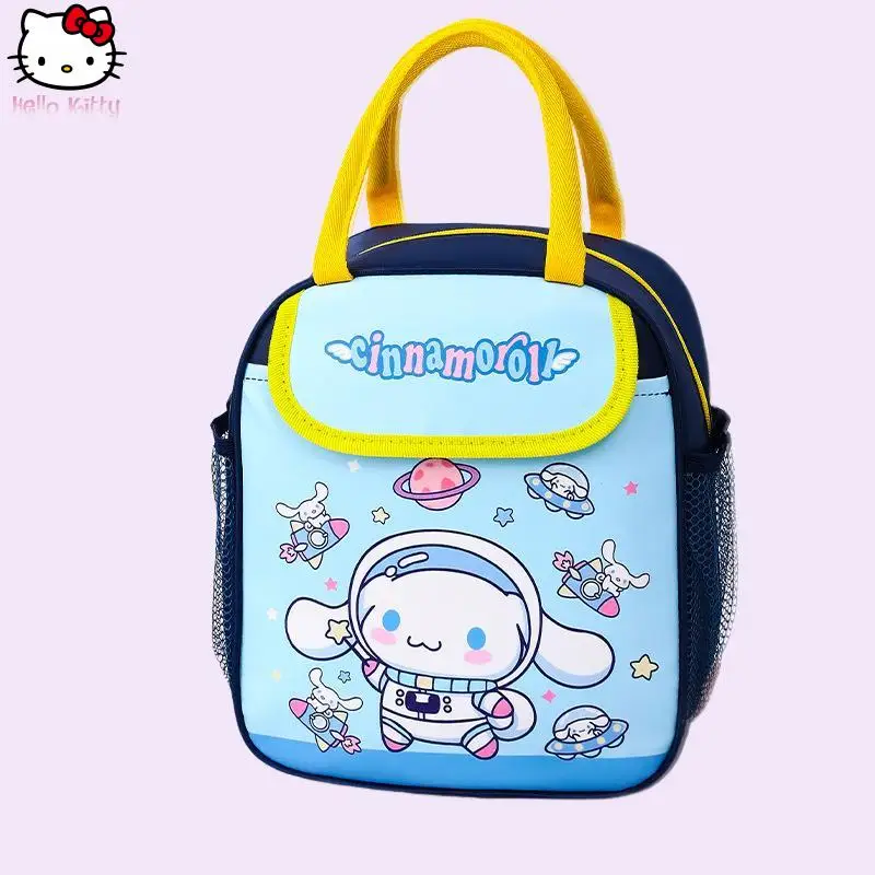 

Аниме Hello Kitty Студенческая сумка для обеда Sanrio Kuromi Kawaii Cartoon Ланч-бокс Сумка Изолированная сумка Сумка Большая вместительная сумка Bento