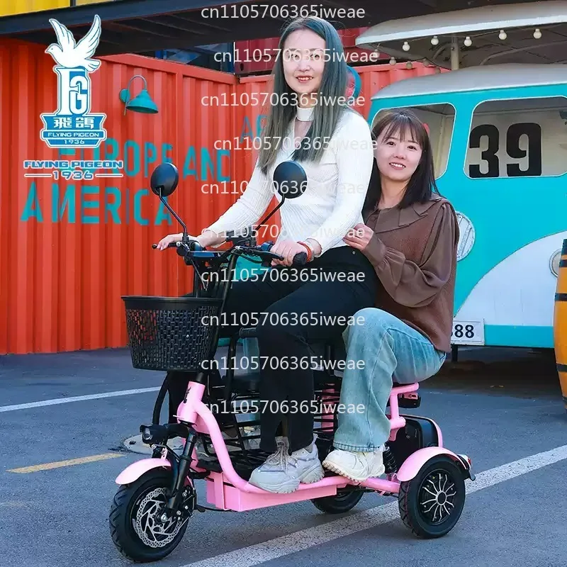 Pick Up and Drop Off Children Lady Mother Folding Car Light Battery Car Elderly Electric Tricycle Household Small