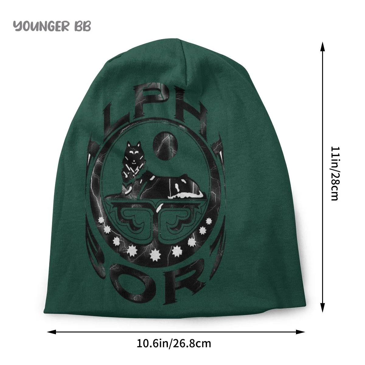 Czeczenii czeczeński mężczyzna kobiet czapki Beanie ALPHA BORZ czapka z dzianiny Hip Hop nauszniki Bonnet Street Skullies czapki