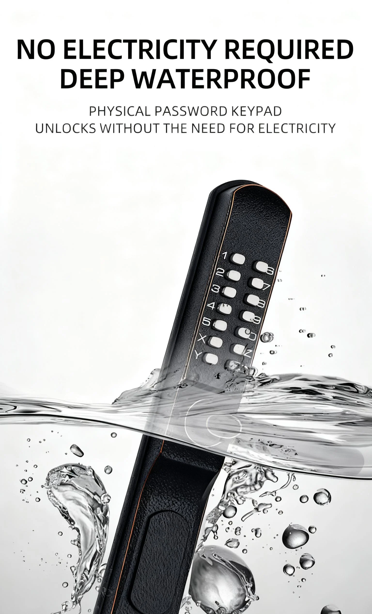 녹슬지 않는 아연 합금 내구성 있는 정원 문 잠금장치 좁은 타입 프로파일 도어 잠금장치 야외용