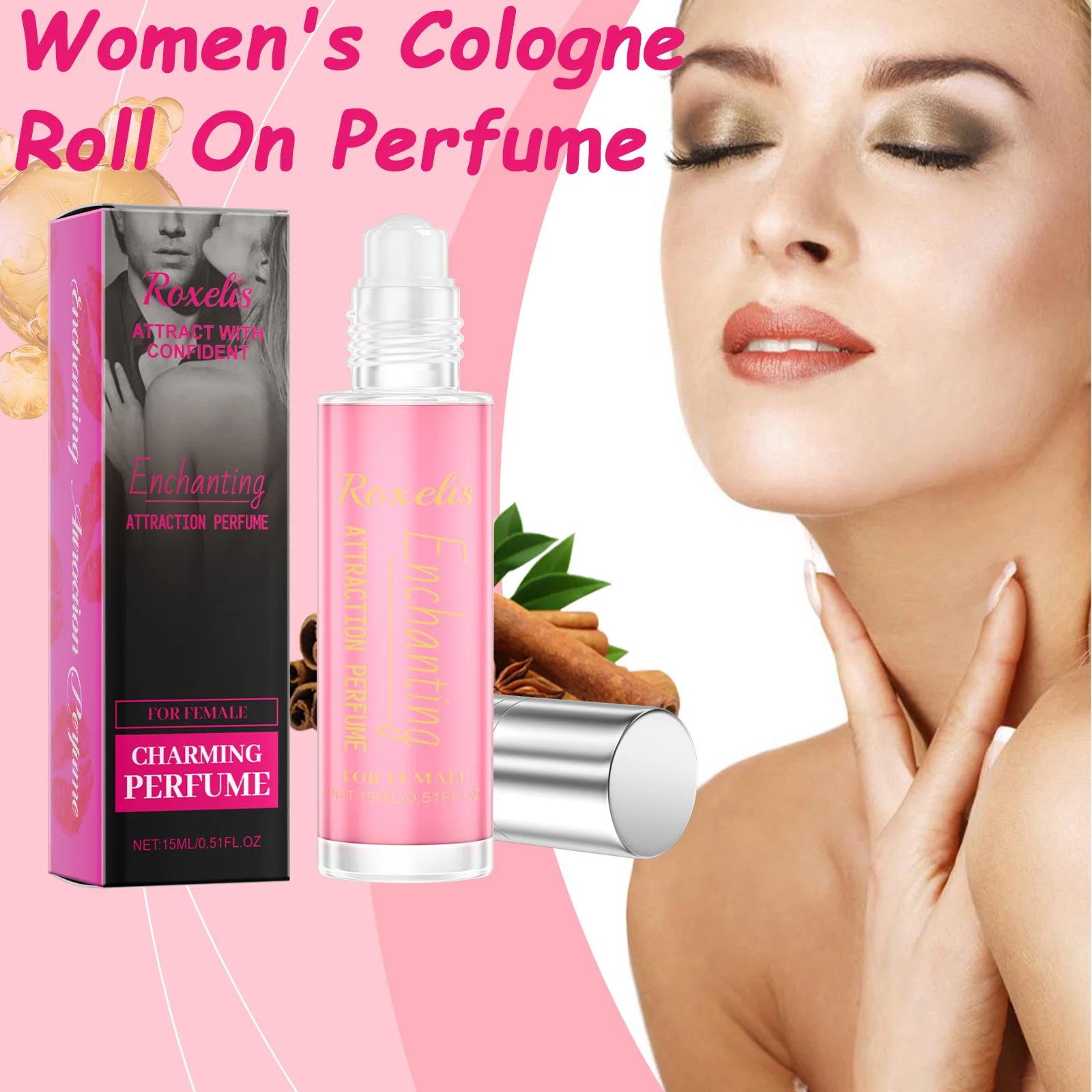

Women's Cologne Roll On Perfume Lasting Natural Fresh Fragrances Unique Charming Fragrance Daily Dating Women Pheromone Perfumes