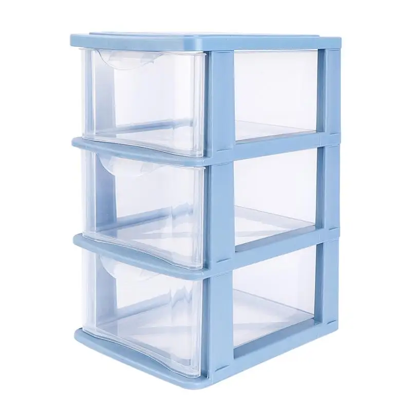 Desktop Storage Box Drawer Type Transparent Dustproof Storage Box Desktop Storage Box Drawer Type Sundries Holder Box