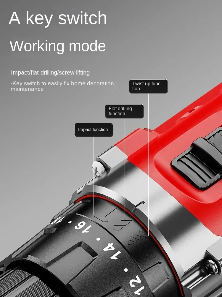 Versatile Electric Hammer Drill & Screwdriver with Adjustable Speed Control