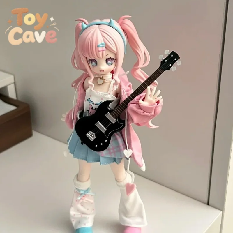 Starwishproject Bjd Doll 1/8 Scale Articulated Figure Electronic Girl Group Blind Box Collectible Desktop Display Ornament Gift