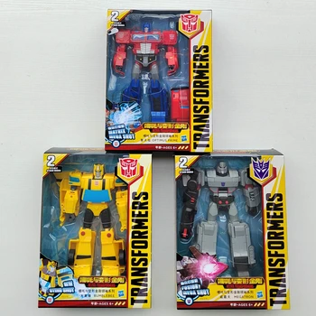 In Stock Hasbro Genuine Transformers Optimus Prime Bumblebee Megatron Autobot Robot Toys Action Figures Model Collection Gift