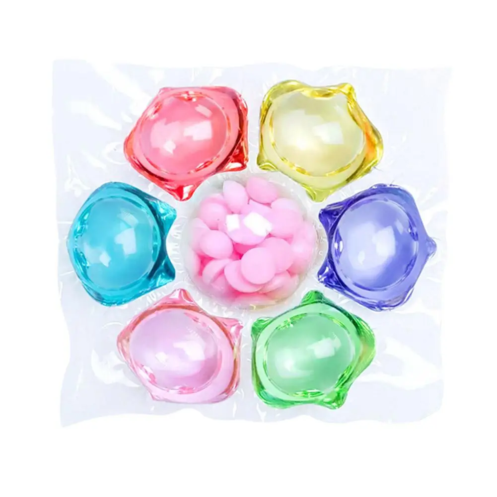 7in1 Laundry Beads Detergent Liquid Capsule Ball Fragrance Beads Soft Clothing Diffuser Perfume For Washing Machine Y6J4