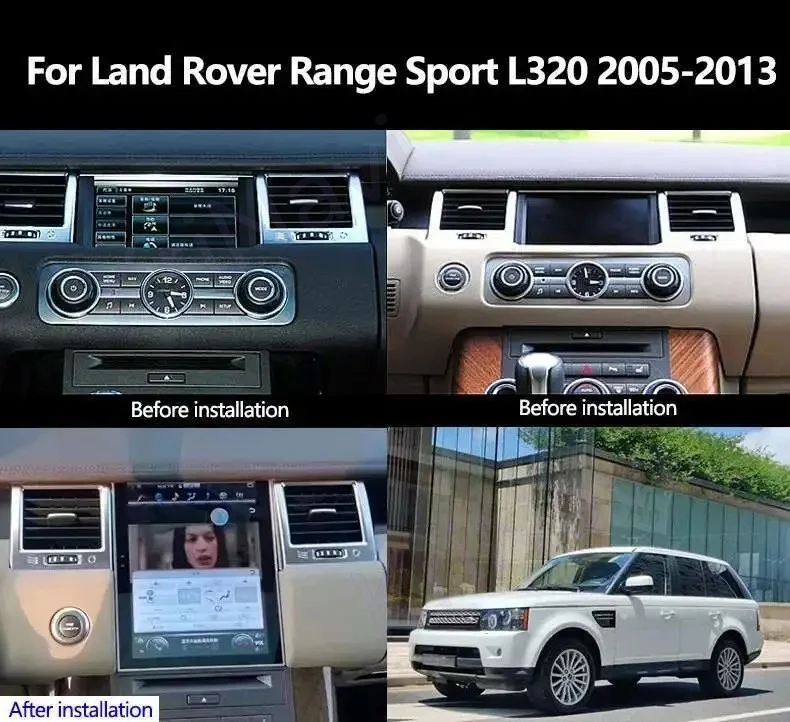 For Land Rover Range Rover Sport 2005 - 2009 Android Car Radio 2Din Stereo Receiver Autoradio Multimedia Player GPS Navi Head
