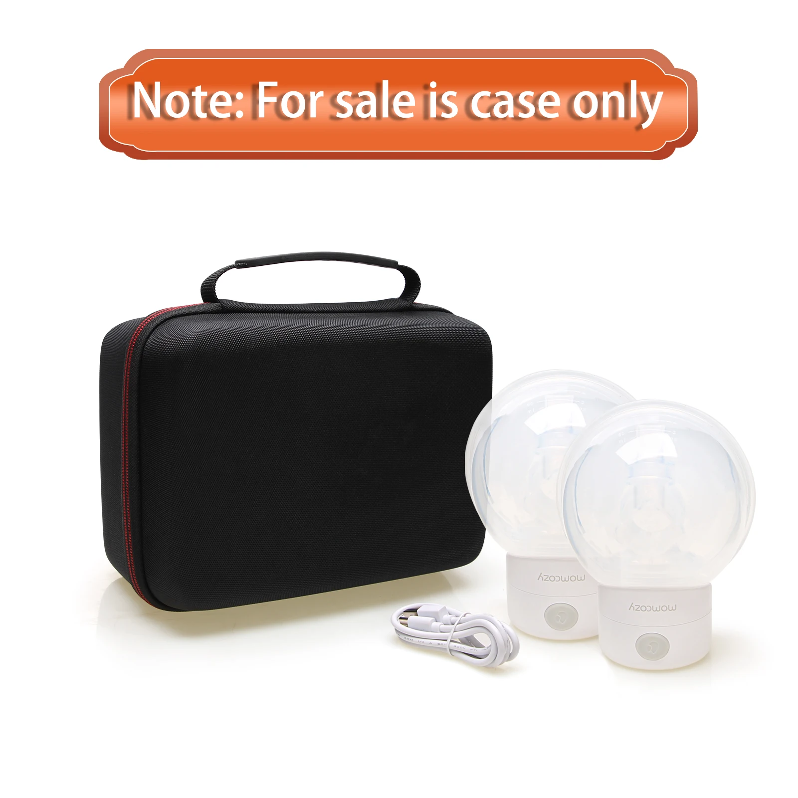 LTGEM Hard Case for 2pcs Momcozy S12 Pro/S9/M5/All Momcozy Wearable Breast Pump Suitable for Storage-Travel Carrying Storage Bag