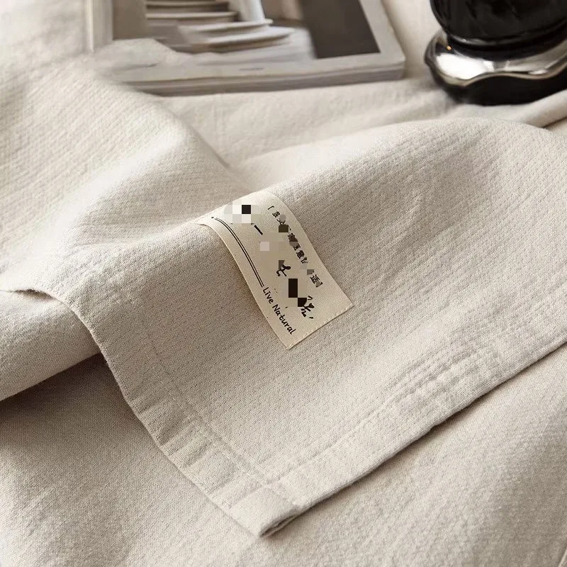 New Lightweight Cotton‑Linen Cover Blanket, Cooling Nap Blanket, Portable Air‑Condition Towel Blanket for Home Office