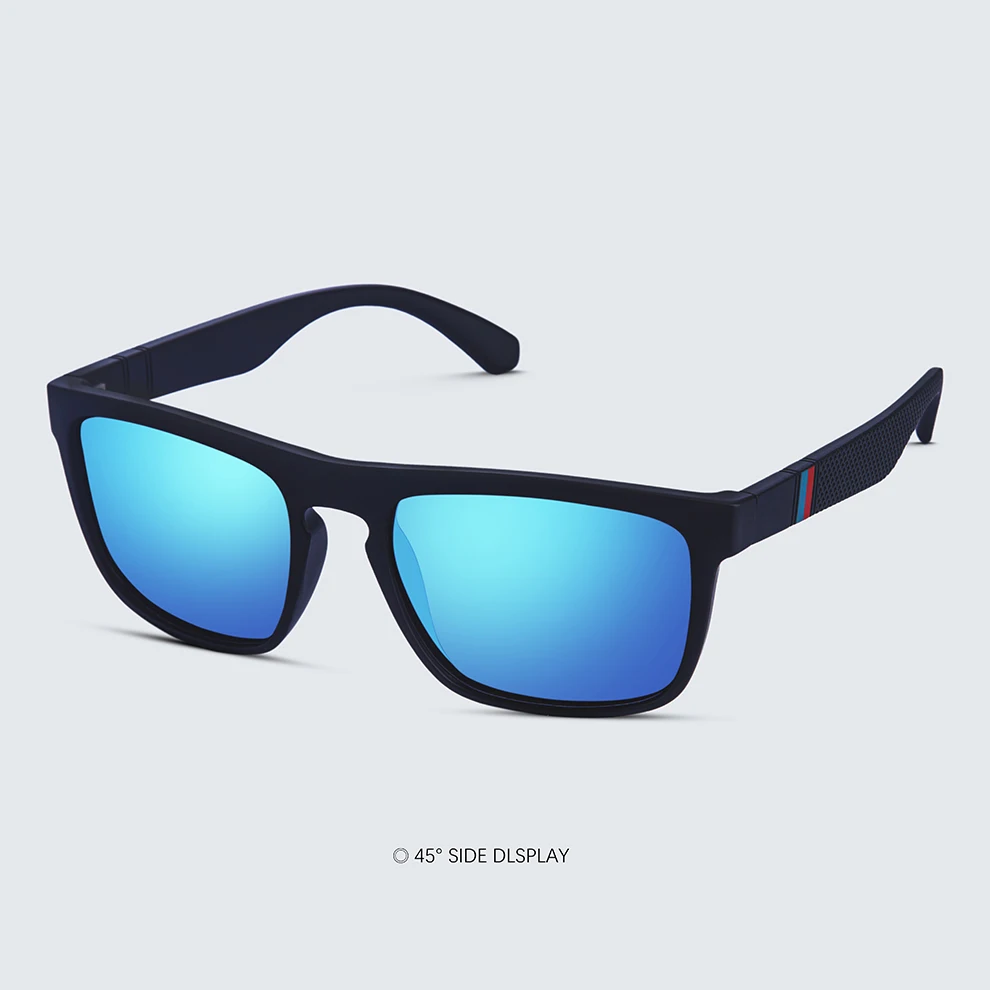 Männer Frauen Fashion Square Vintage Polarisierte Sonnenbrille Retro UV400 Brillen – Detail 7
