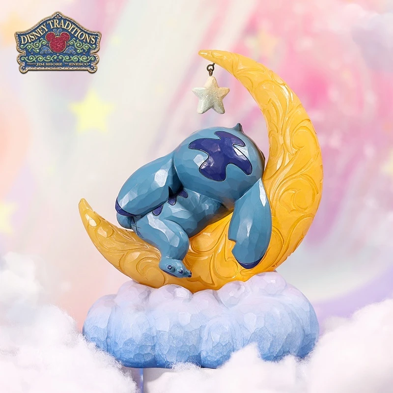 本物のディズニーステッチアクションフィギュアステッチおやすみナイトライトオーナメント照明可能クリエイティブカスタマイズされた誕生日ギフト