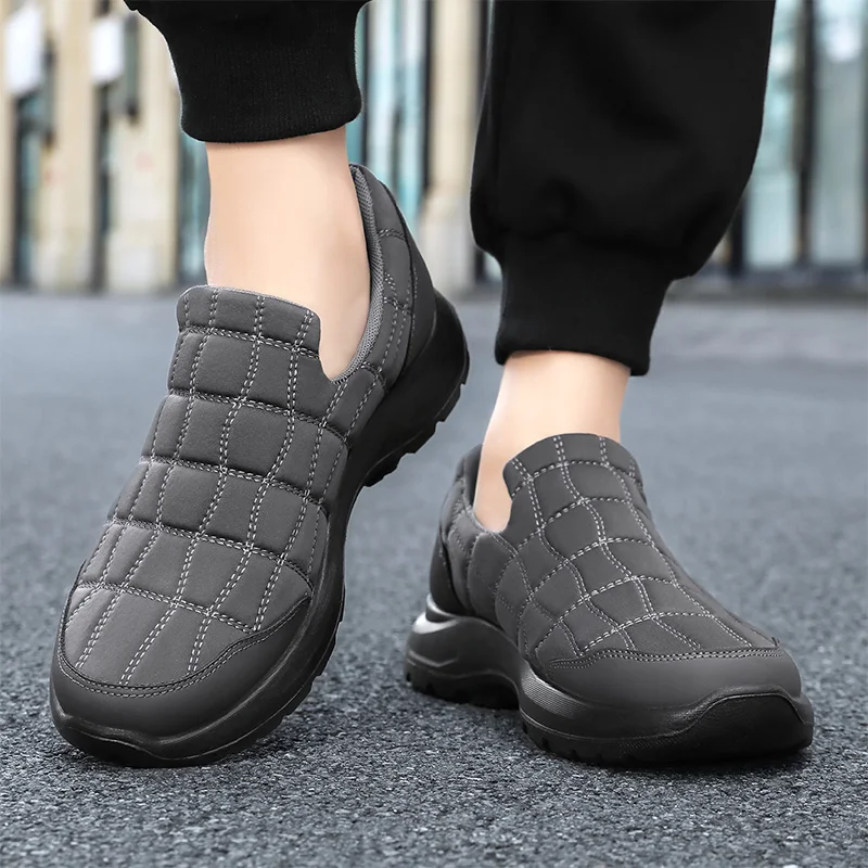 Men's Anti Slip Sports Shoe Design Thick Sole All Day Comfortable Walking Shoes Urban Style Commuting  Fast Running Shoes 2025
