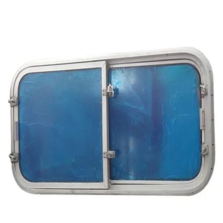 Ship Aluminum Weather-tight Double Sliding Window New Structure Light Weight Good Tightness Marine Window