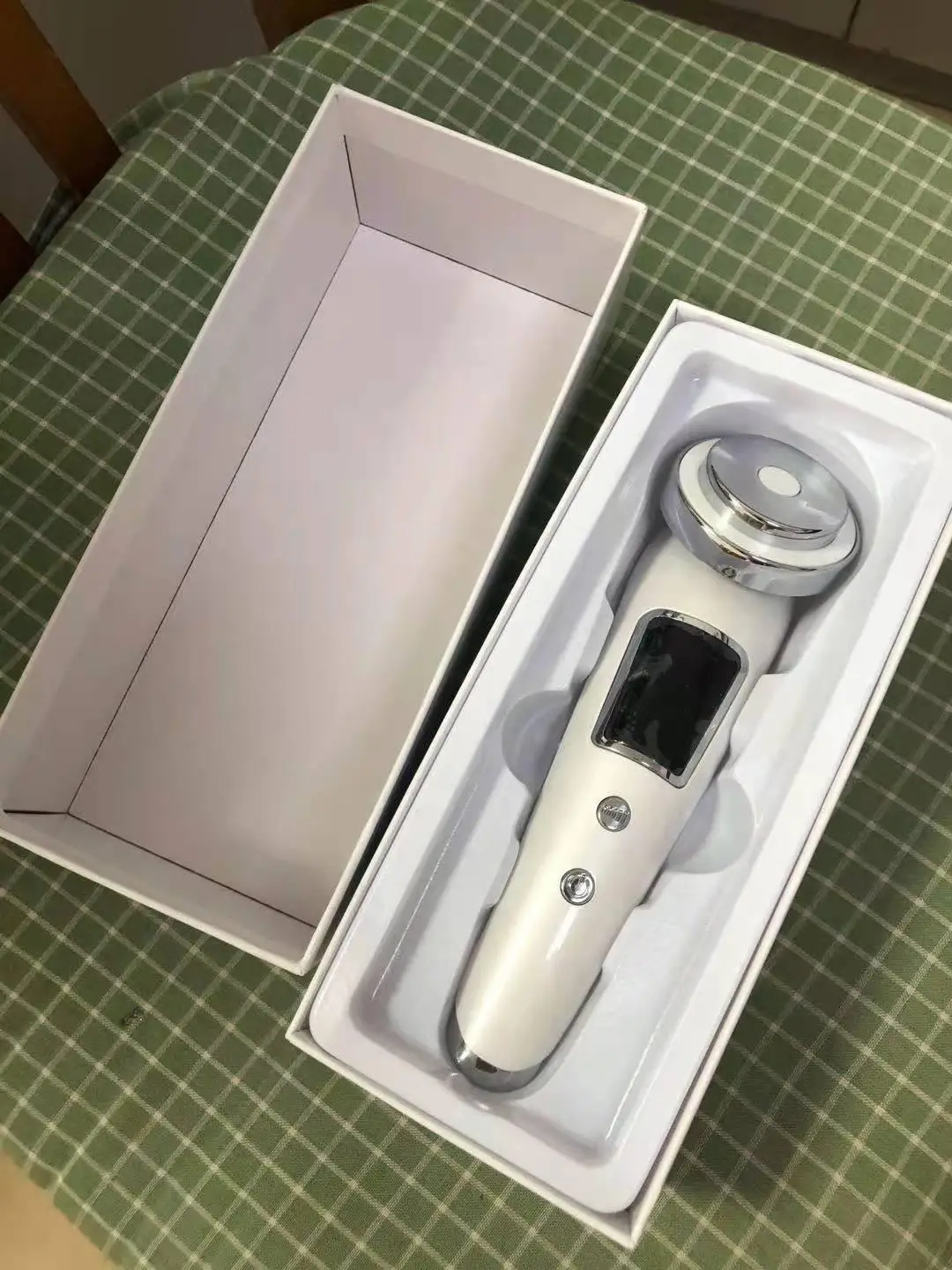 Masseur de photothérapie pour rougeurs du visage à domicile, dispositif d'introduction ultrasonique de levage et de nettoyage, appareil de beauté des yeux, équipement de beauté