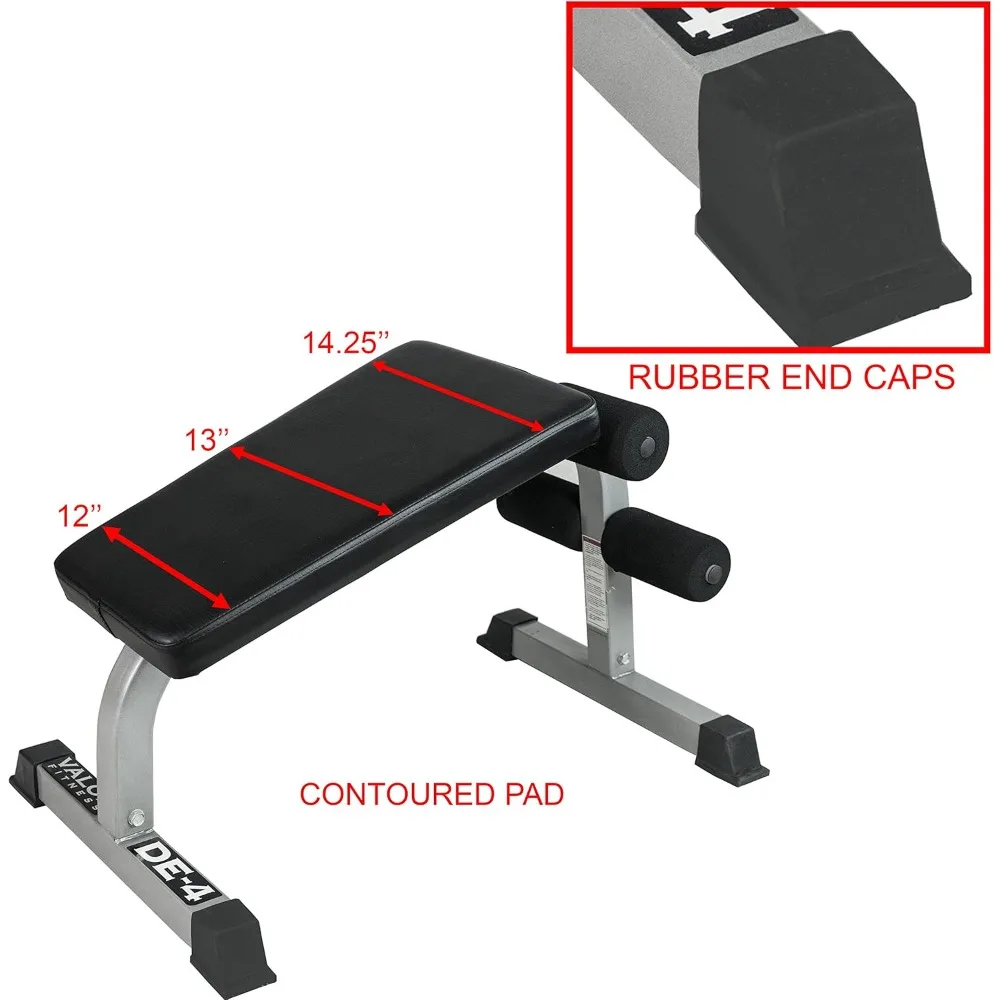 Decline Sit Up Bench and Abdominal Slant Board - Ab Crunch, Core Muscle Training Exercise Workout Machine Ab Bench