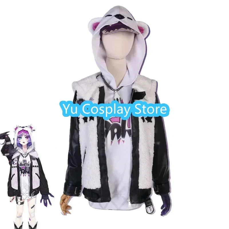 Selen Tatsuki Cosplay Costume Vtuber Cosplay Suit Hooded Coat With Hat Halloween Carnival Uniforms Anime Clothing Custom Made