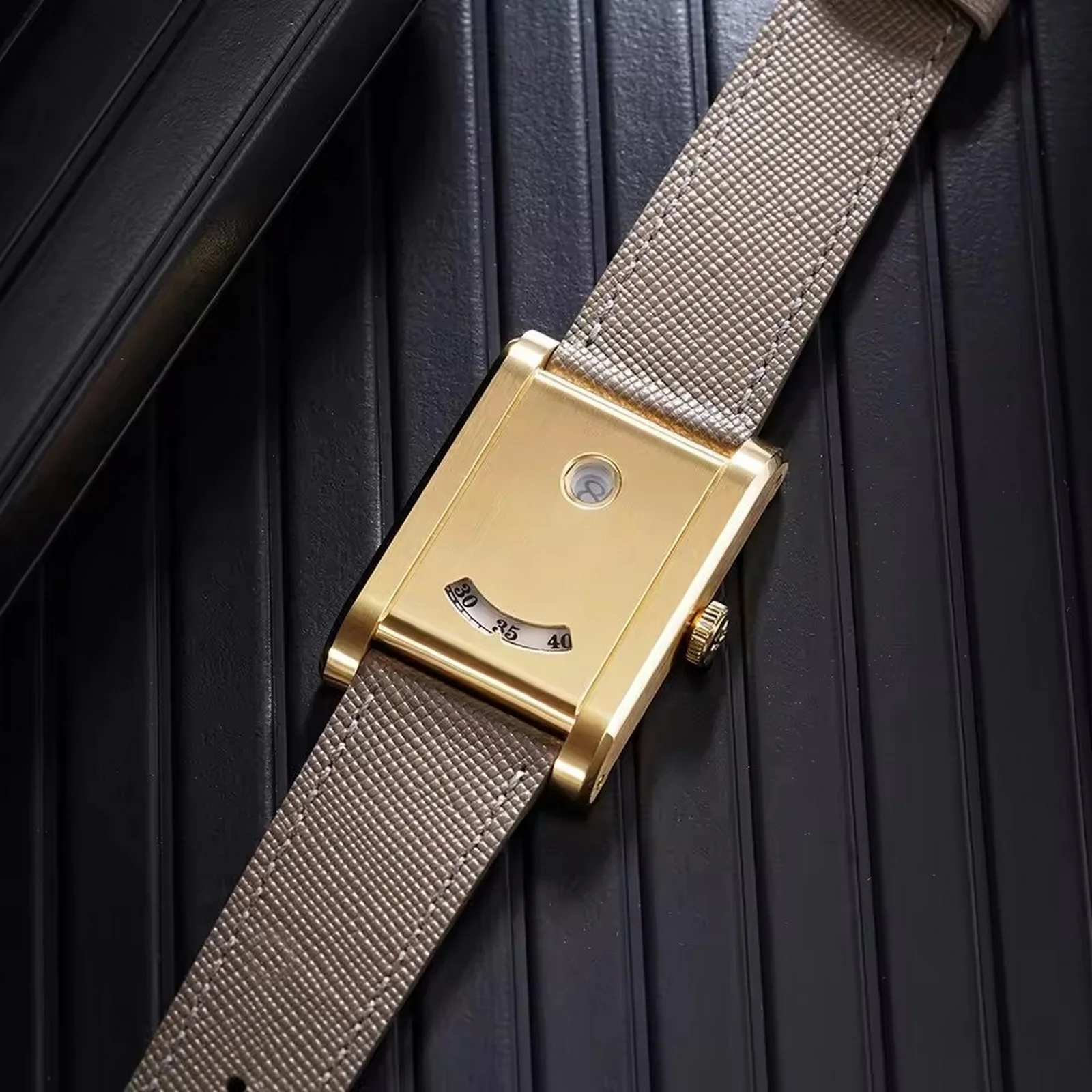 FARASUTE Men Automatic Watch Pilot 29mm Rectangle Case Jumping Hour Mechanical Wristwatch Sapphire Mirror Waterproof ST17