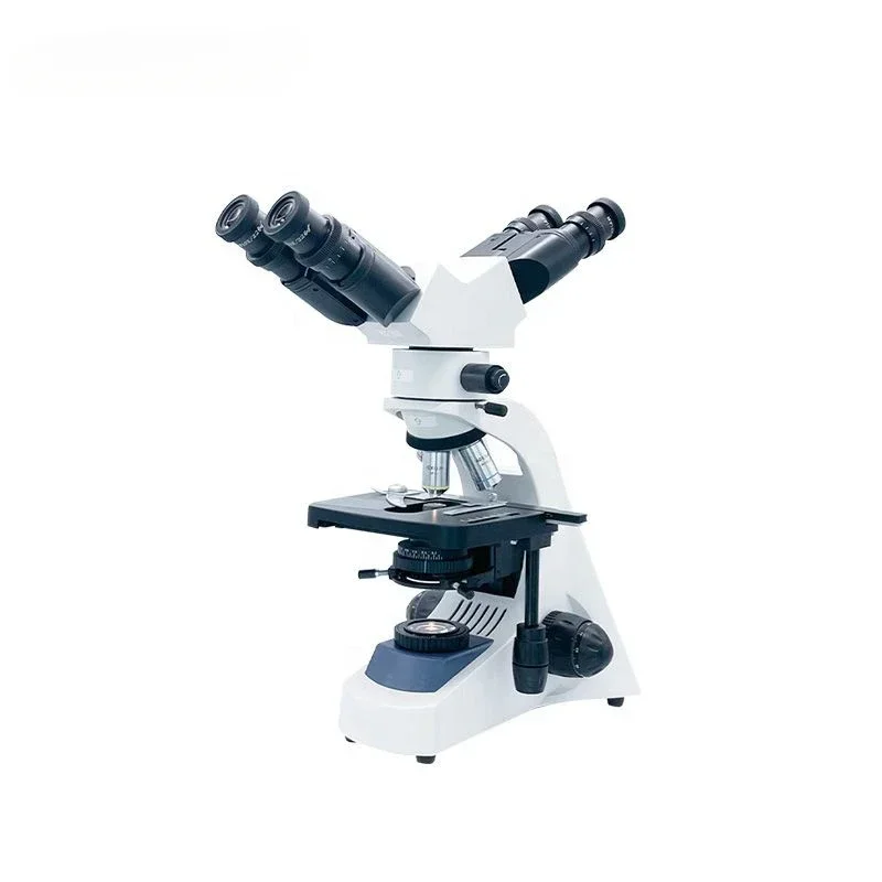 Trinocular Teaching Microscope Biological Compound Laboratory Microscope with Digital