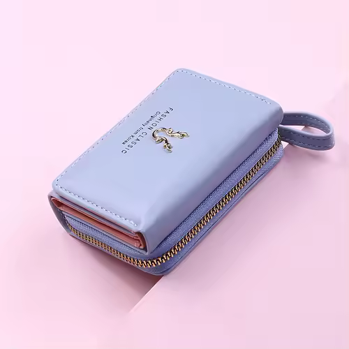 Luxury Brand Women's Small Wallet Female Card Holder Short Wallets with Coin Purse for Woman Ladies PU Leather Hasp Mini Clutch - Image 3