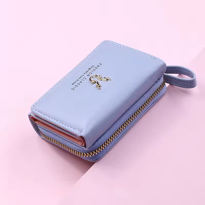 Luxury Brand Women's Small Wallet Female Card Holder Short Wallets with Coin Purse for Woman Ladies PU Leather Hasp Mini Clutch - Image 3