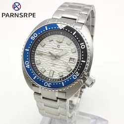 Parnsrpe Men's Automatic Mechanical Watch, Sapphire Glass, Fully Waterproof Stainless Steel Case Strap