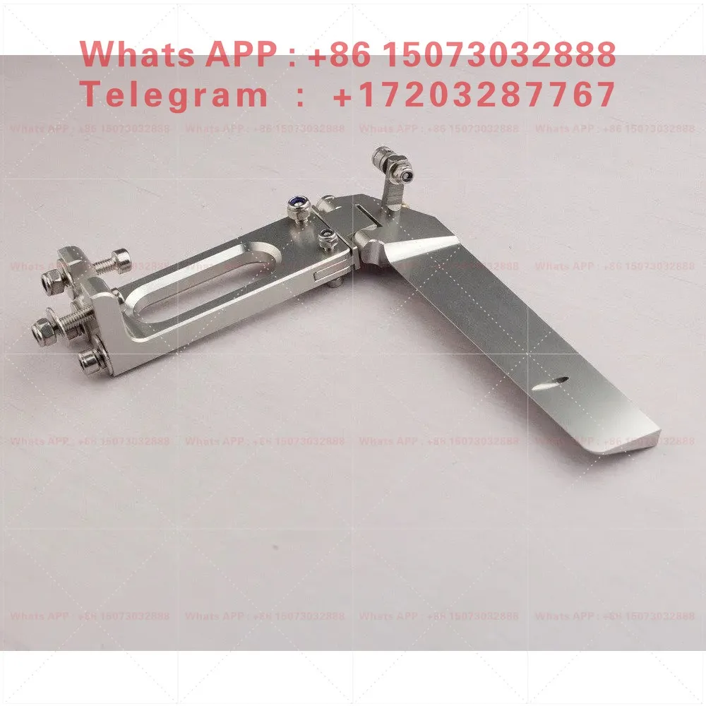 130Mm absorbent rudder brushless electric boat absorbent rudder remote control boat steering metal rudder