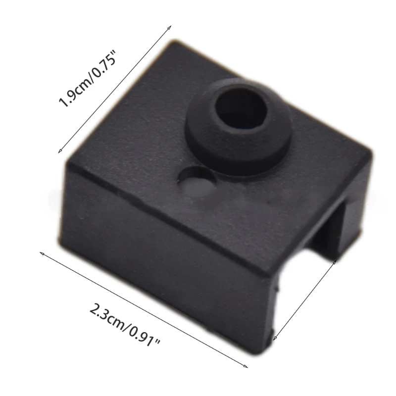 3d impressora de extremidade quente calefator bloco meias para caso para ender 3 s1 pro ender 3 v2 extrusora bocal capa protetora silicone