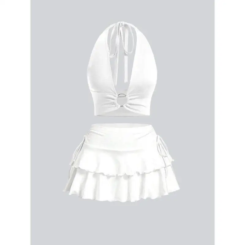 Set da due pezzi da donna Gilet ort in puro colore Abbigliamento sportivo casual Autunno Seven-Sve Cross-Border New Sle