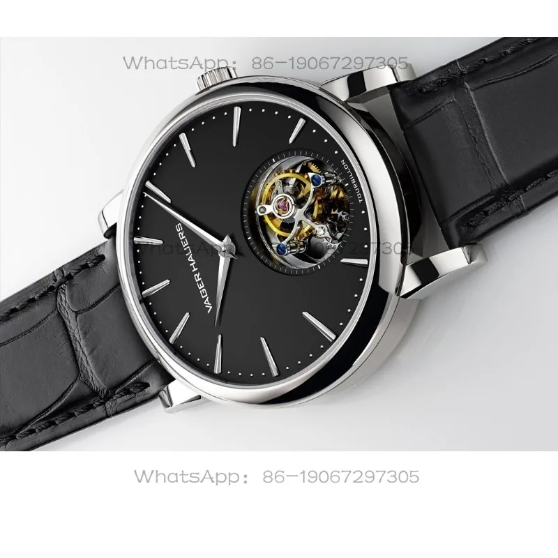 Chinese style men's mechanical  tourbillon hollow waterproof leisure  men's watch
