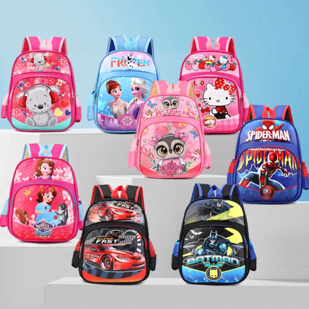 Disney Cartoon Anime Kid Backpack for Kindergarten Protecting The Spine Reducing Burden Preventing Water Splashing Cool Backpack