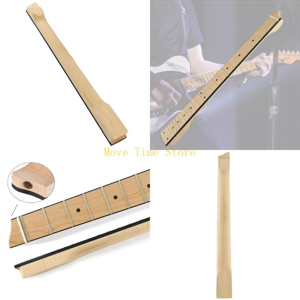 

92ME 25 ладов, кленовое дерево, безголовая электрогитара, бас-шея, гладкий край, ручка грифа, детали струнных музыкальных