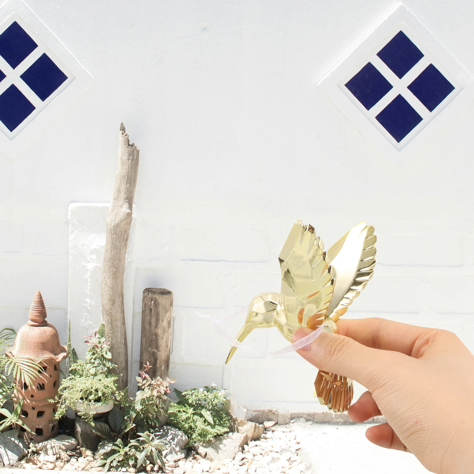 

3 Pcs Acrylic Bird Hanging Decoration Artificial Birds Decorations Hummingbird Decorative Hummingbirds Mobile