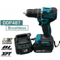 Screwdriver Brushless Electric Drill Impact Drill Of Decoration Team Power Tools for 18V Makita Battery