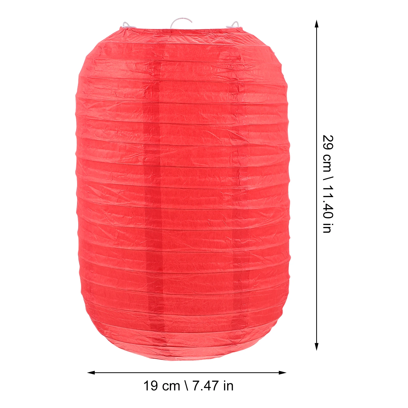 

2 Pcs Shade Lantern Decoration Japanese Hand-Pulled Noodle Lanterns Red Paper Old Fashioned