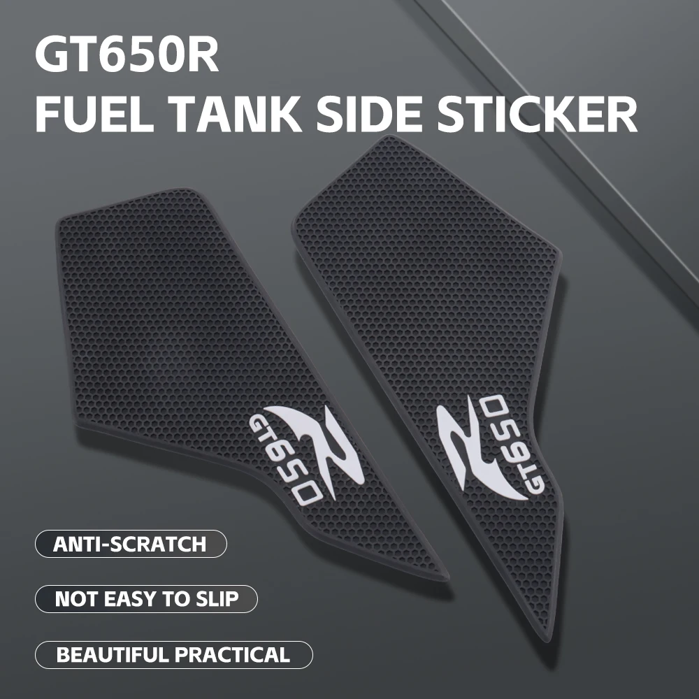 Fit For Hyosung GT650R GT 650 R 2005-2017 2016 2015 Motorcycle Tank Pad Stickers Rubber Protection Side Anti Slip Decal