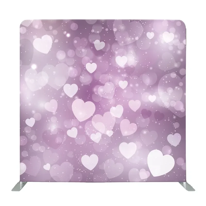 Schnnap 360 Photo Booth Enclosure Backdrop Tension Fabric Flat Pipe and Drape Exhibition Display Stand 10ft with 32 LED