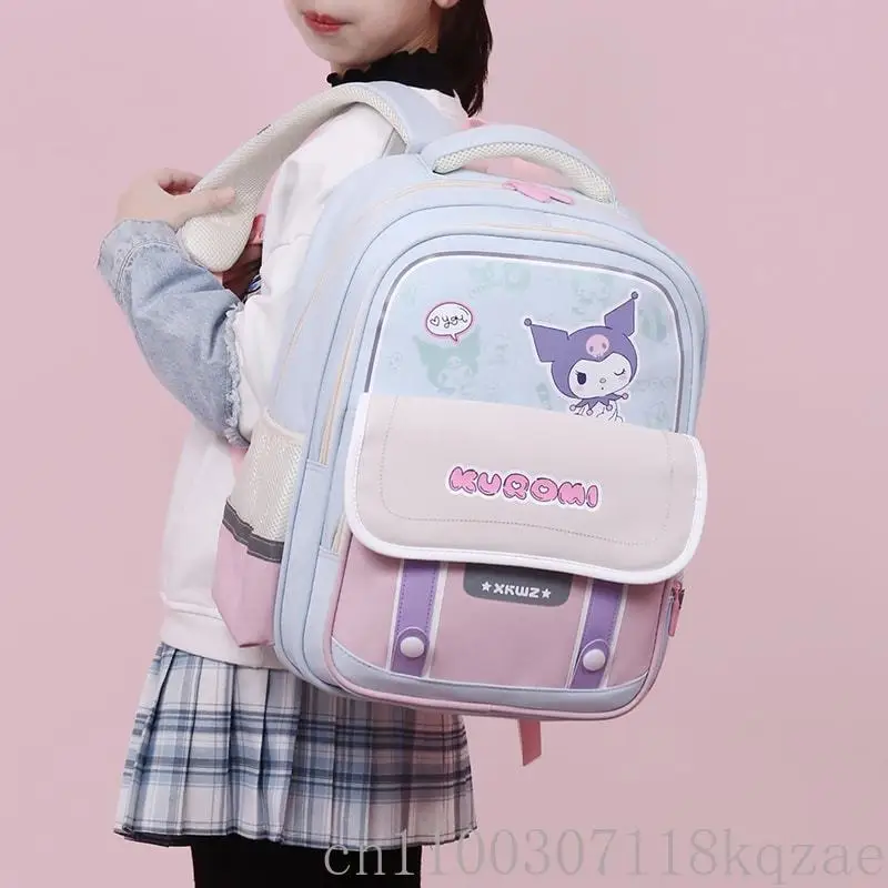  Backpack Kuromi Anime Large Capacity Student School Bag for Children Boys and Girls Cute Cartoon