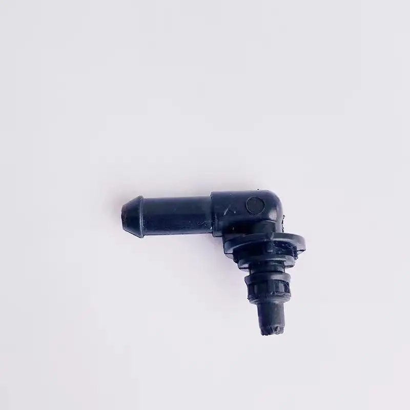 Suitable for repairing black two-way fittings for the fully automatic boiler water guide elbow of Delong coffee machine