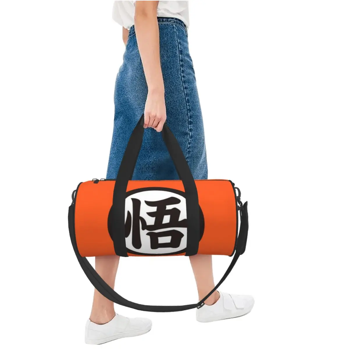 Japanese Dragon Gym Bag Anime Kawaii Training Sports Bags Male Female Custom with Shoes Colorful Fitness Bag Weekend Handbags