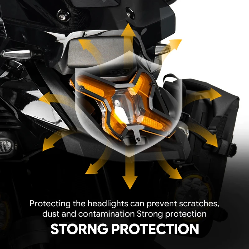 

For BMW R1300GS ADV Headlamp Protective Cover - Scratch-Resistant Wear-Resistant Motorcycle Accessory