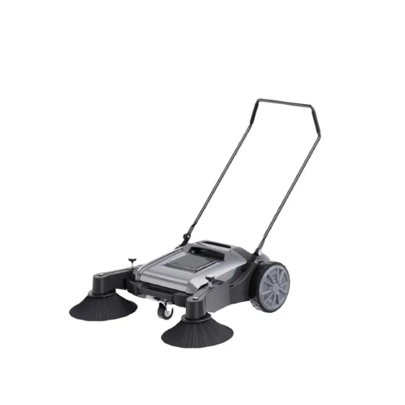 Manual Push Walk Behind Floor Sweeper Commercial Cleaning Equipments Energy Saving Easy Clean Ideal For Daily Sweeping Tasks Use
